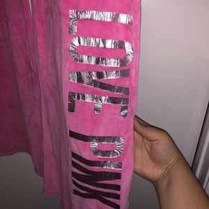 Victoria’s Secret Pink Velour Sweat Pants